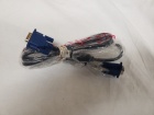 Lot of 5 Dell 5 FT 5 feet 15 PIN SVGA VGA Monitor M M Male 2 Male Cable